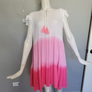 Charlie Paige Ombre Coverup Dress, VGUC, Size M